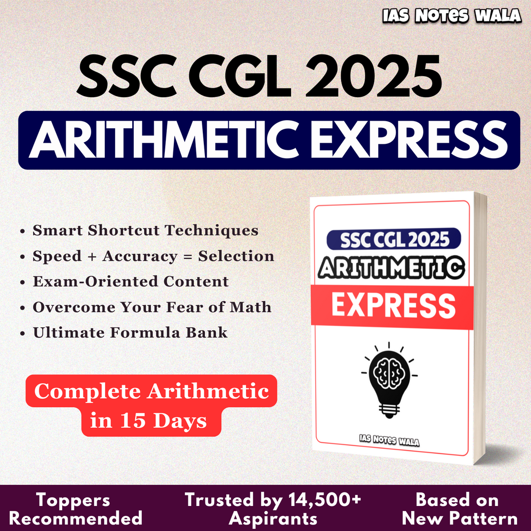 Arithmetic Revision Express for SSC CGL/CHSL 2025 PDF