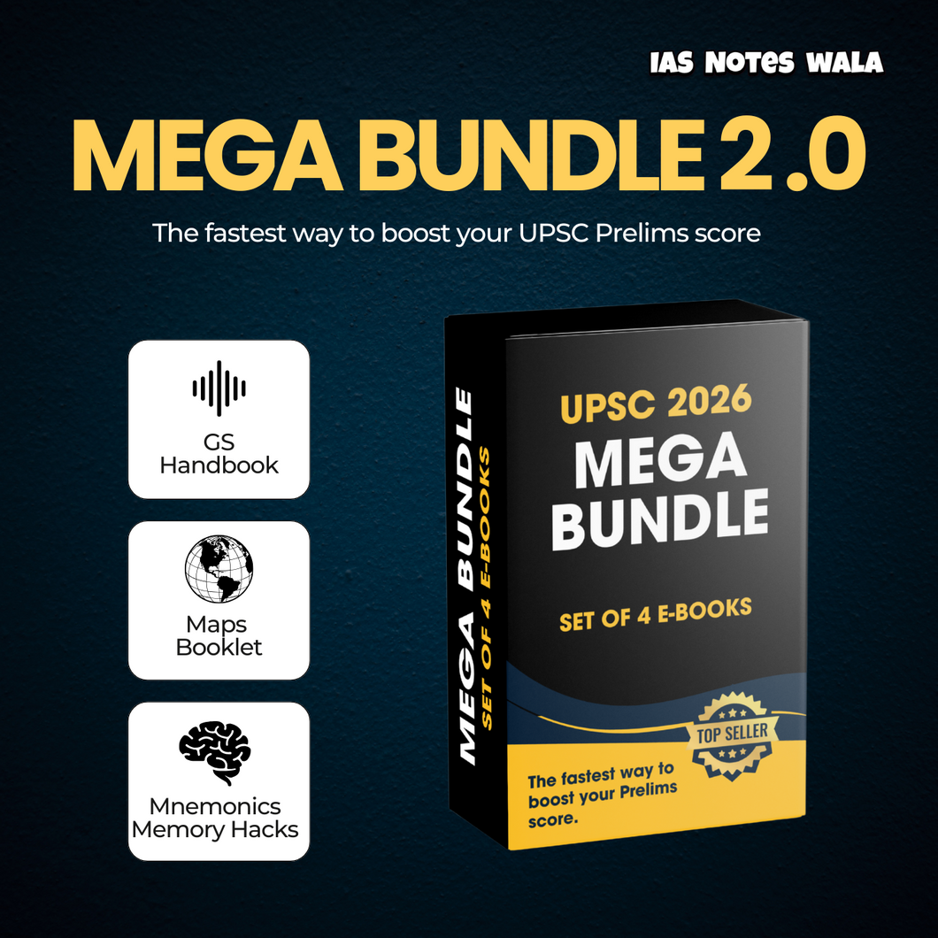 Mega Bundle 2.0 for UPSC Prelims 2026 - PDF