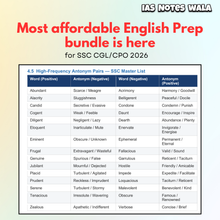 Load image into Gallery viewer, English Notes Bundle 2.0 — SSC CGL/CPO 2026 Edition