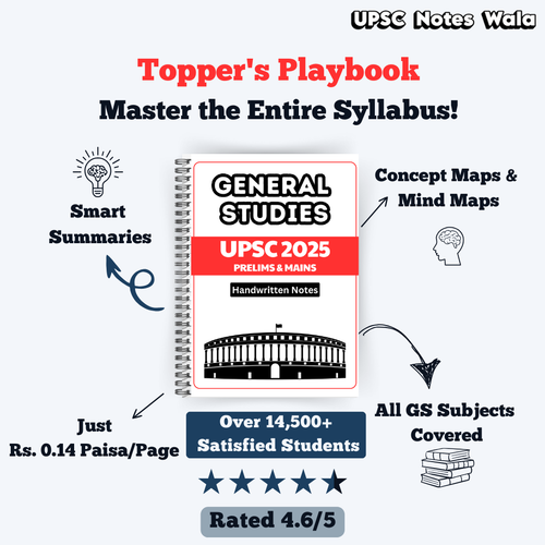 IAS Topper Handwritten Notes - UPSC Prelims+Mains 2026