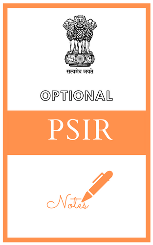 Political Science & IR Optional Handwritten Notes PDF