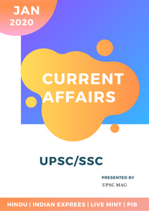 MAG Current Affairs January 2020 for UPSC PDF